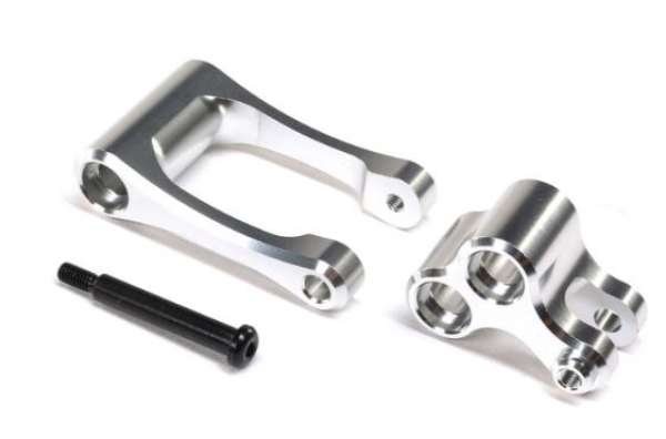 LOS364001 Aluminum Knuckle & Pull Rod, Silver: Promoto-MX